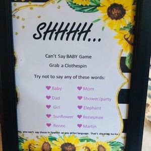 Don’t say baby game